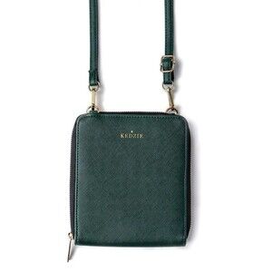 Kedzie Little Bag Mini Hipster w/ Shoulder Strap Vegan Leather Green NWT